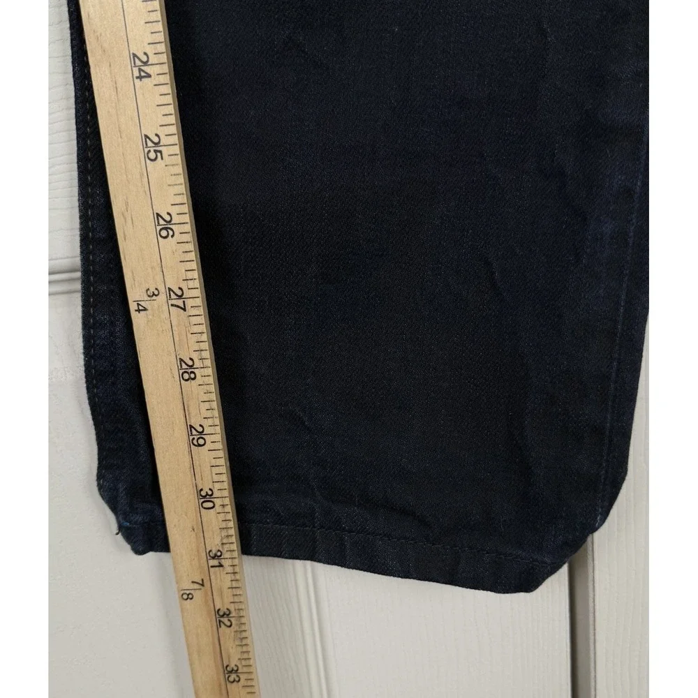 Gap Morrison Jeans Mens 32x32 Blue Denim Button Fly Dark Wash Pigment‎ Dip